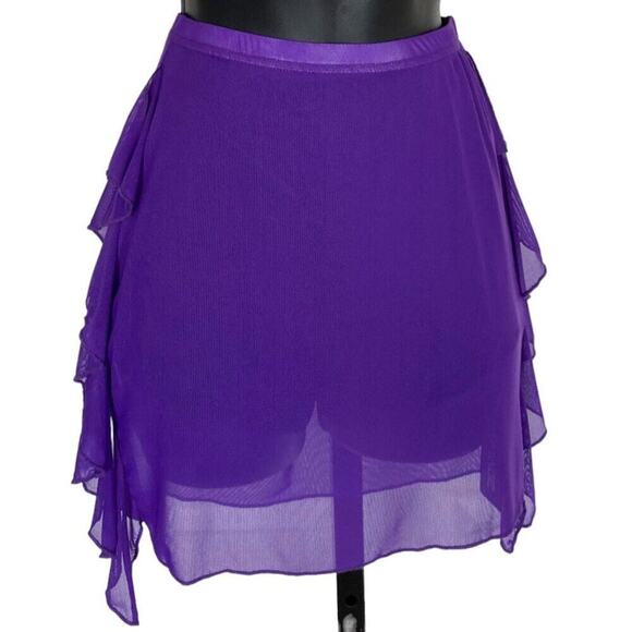 Ruffle Trim Swimsuit Cover S NWT - Picture 2 of 3